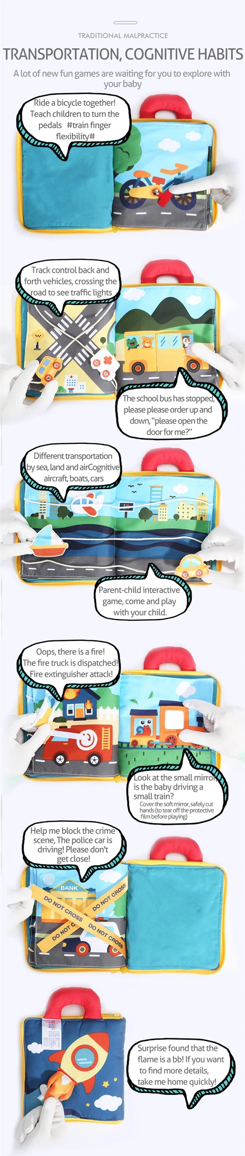 Brinquedos do Bebê para Crianças Livros para Crianças Brinquedos do Bebê Beiens Aprendizagem Precoce Animais Veículo Floresta Montessori Cartões Macios Pano & 18 Computers & Electronics