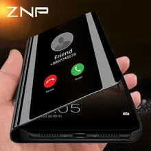 Умный зеркальный флип-чехол для телефона для samsung Galaxy M20 M10 S10E S8 S9 S10 плюс S7 край J4 J6 A6 A8 плюс A9 A30 A50 A10 A70 A40