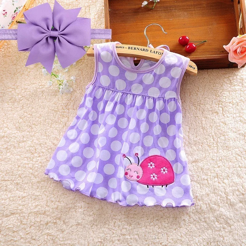 Baby Clothes Headband Dress For Girls Dresses Baptism 1st Birthday Dresses For Girls Kids Vestido Infantil Robe Fille - Цвет: A20