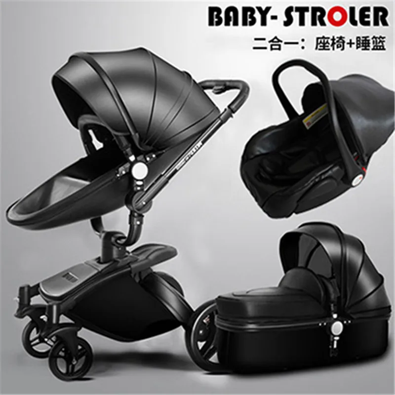 Europe 3 in 1 Baby Strollers And Sleeping Basket Newborn Baby Carriage 0~36 Months Baby Pram