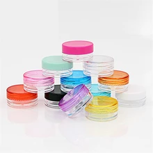 cosmetic sifter jars Pot Box Nail Art Cosmetic Bead Storage Makeup Cream Box Plastic Container Round Bottle 3*3*1.5cm цена cosmetic sifter jars Pot Box Nail Art Cosmetic Bead Storage Makeup Cream Box Plastic Container Round Bottle 3*3*1.5cm цены онлайн