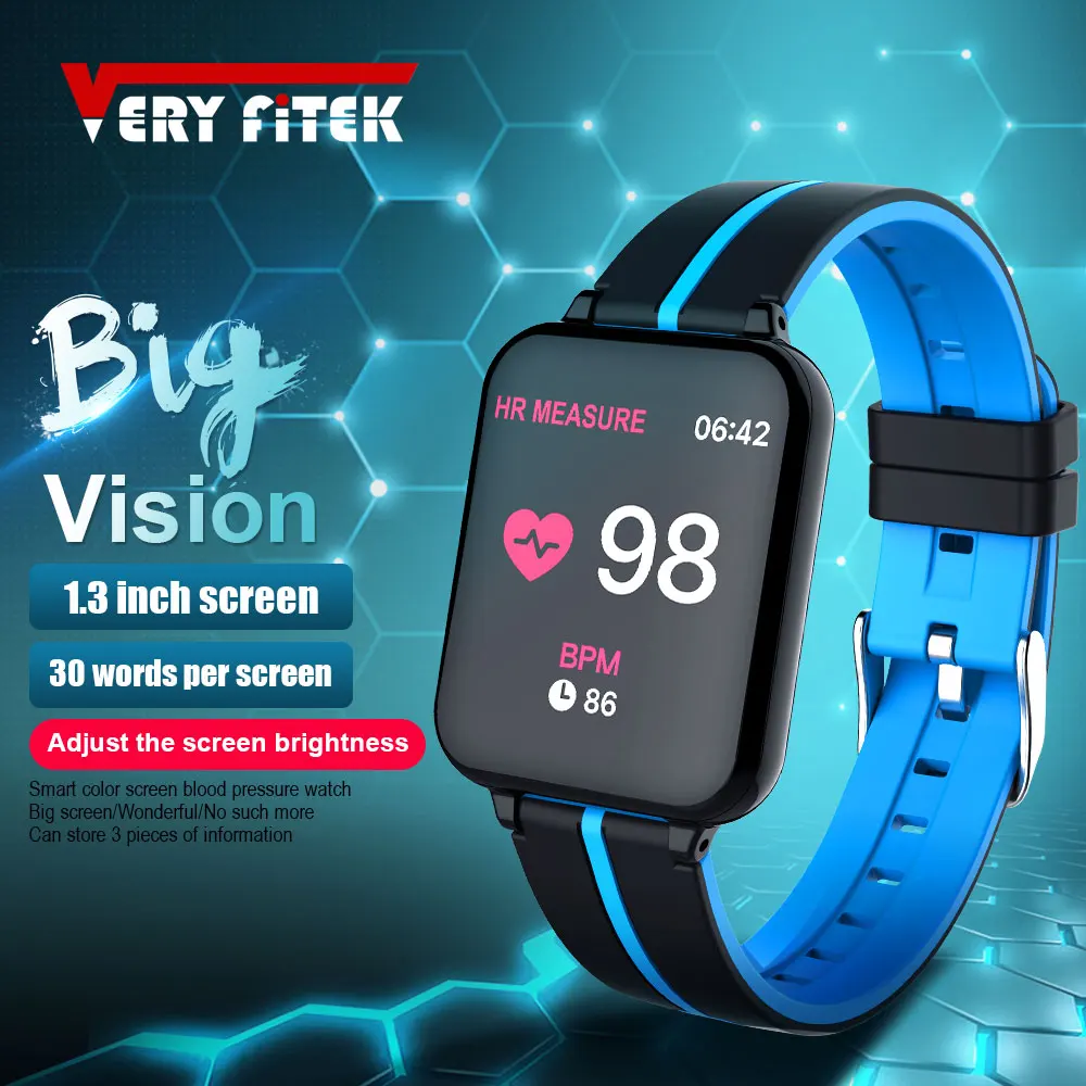 Смарт часы VERYFiTEK AW4A с кислородом и кровяным давлением фитнес браслет монитором
