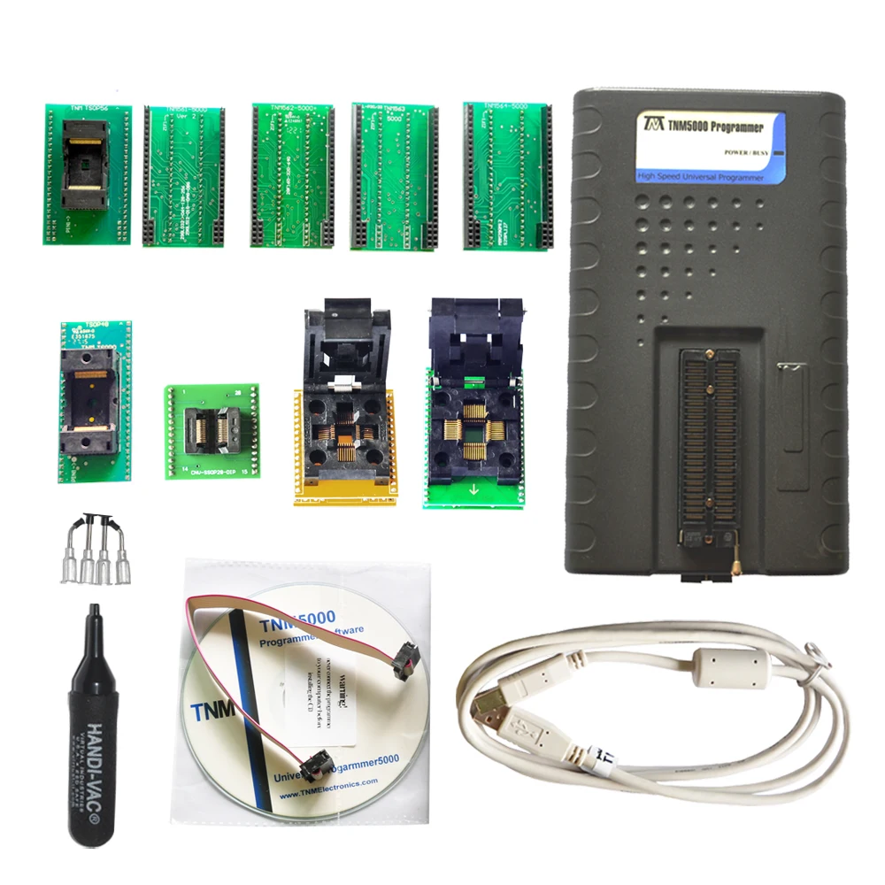 TNM5000 Nand программист + 5 шт. адаптеры, Поддержка флэш-памяти EEPROM, микроконтроллер, PLD, FPGA, ISP, Поддержка WIndows XP/VISTA/7/8/10