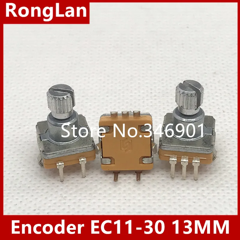 

[BELLA]Car DVD navigation volume potentiometer encoder KIE EC11 -belt switch 30 points 13 floral axis stepper--10PCS/LOT