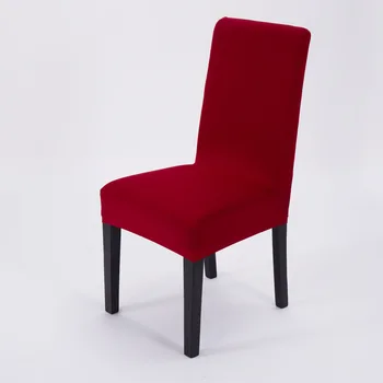 

Wholesale Spandex half overlay Chair Cover Simple hotel chair covers