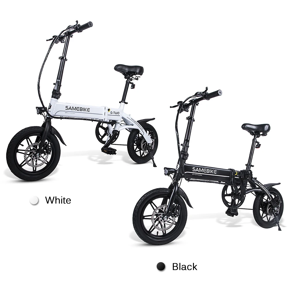 Excellent Lixada 14 Inch Folding Electric Bike Power Assist Electric Bicycle E-Bike Scooter 250W Motor 1