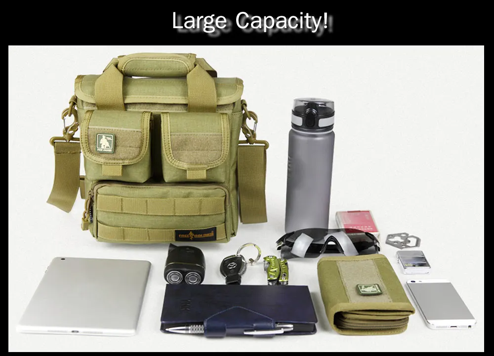 Free Soldier Outdoor Hiking Camping Cordura Single-shoulder Bag