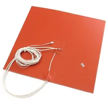 200x200 мм 12V 200W для упаковки пищевых продуктов обратно и NTC 100 к термистор Гибкая силиконовая резина грелку Нагреватель