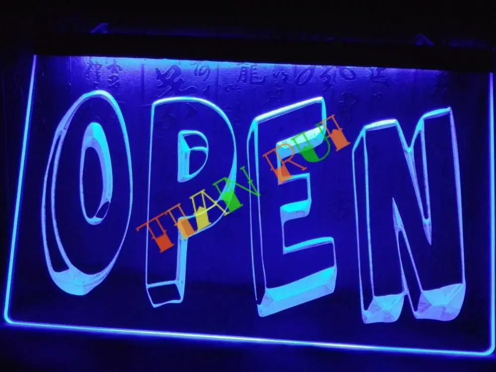 

LB199- OPEN Cartoon Display Welcome LED Neon Light Sign
