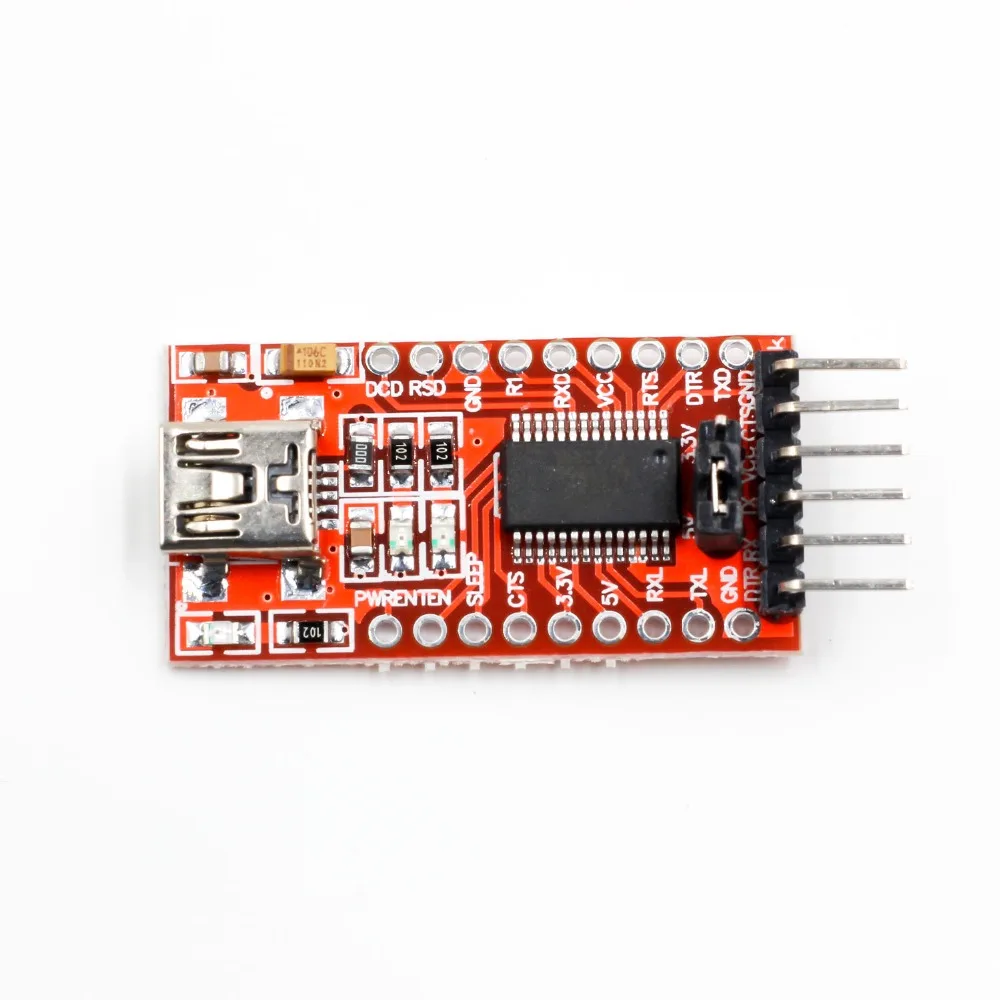 FT232RL FTDI USB 3,3 V 5,5 V к ttl Последовательный модуль адаптера для Arduino Mini port