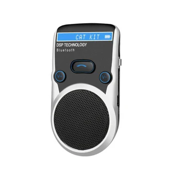 

DC 12-24V FM Bluetooth Car Kit Hands Free Speakerphone Speaker For Cellphone Compatible With Most Bluetooth-Enabled Mobile Phone