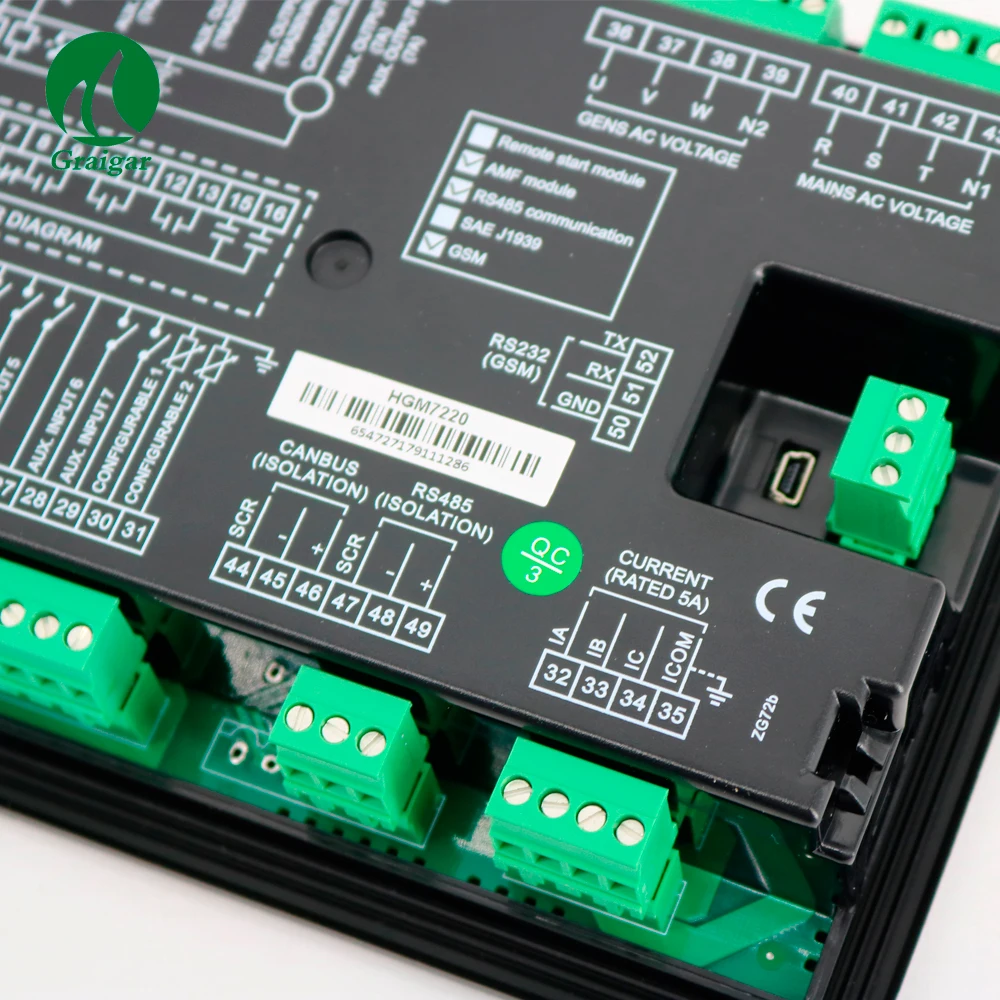 HGM7220 запасные части для генераторной установки панель управления Smart Gen Генератор управления Лер