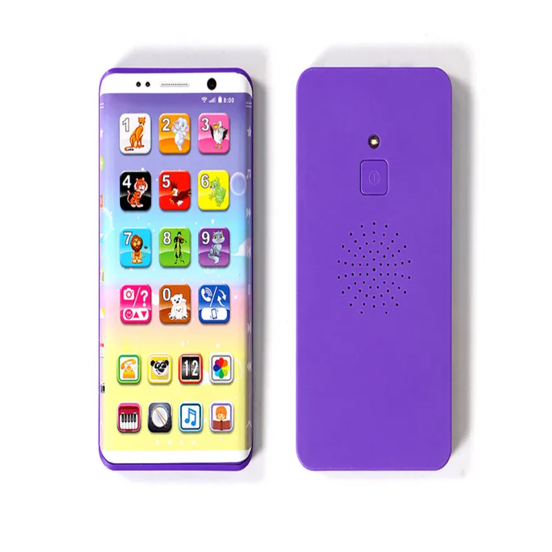 

Multi-function Charging Early Educational Mobile Phone Children Learning Toy Sound Music Warm Light Camera Function With Battery