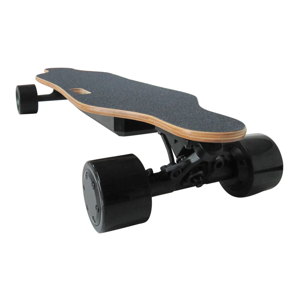 

Four Wheel Boost Electric Skateboard 350W Hub-Motor With Wireless Remote Controller Scooter Range 9.3 Miles Mini Longboard 82cm