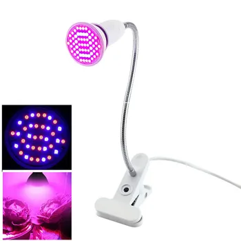 

led Plant Growing Light Bulbs lamp Red Blue for Hydroponics System flower indoor green house Flexible Lamp Holder Clip E27 plug