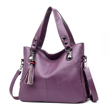 

Women's Shoulder Bag Detachable Strap Zipper Closure Casual Bag