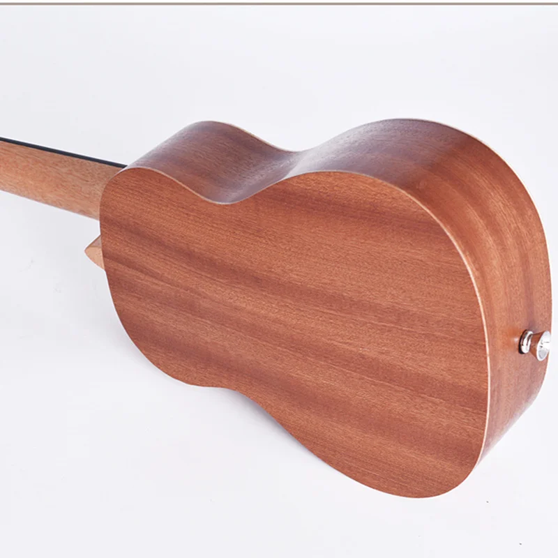 Ukulele 21 24 Inch Spruce Mini Electri Concert Acoustic Guitars 4 Strings Ukelele Music Install Pickup Travel Guitar Wood Color