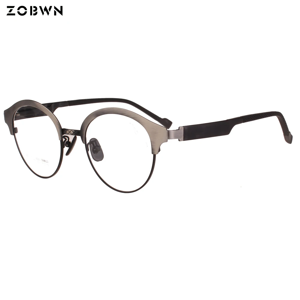 

ZOBWN round glasses Women Retro Eyeglasses Frame Women Eye Glasses Vintage Optical Glasses Frame Oculos Feminino Masculino lady