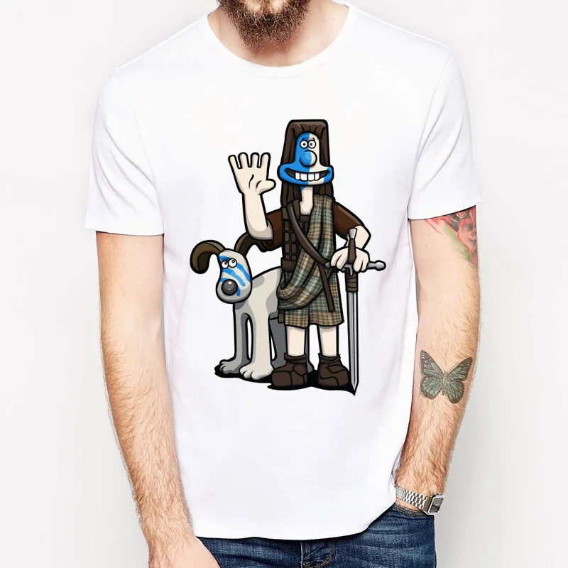 peter sallis wallace and gromit 2017 summer new Men Fashion Man Design