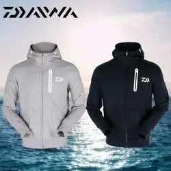 2017 DAIWA новое пальто из хлопка для рыбалки, одежда, сохраняющая тепло, утолщенная, Осень-зима DAIWAS, на открытом воздухе, ветрозащитная, DAWA