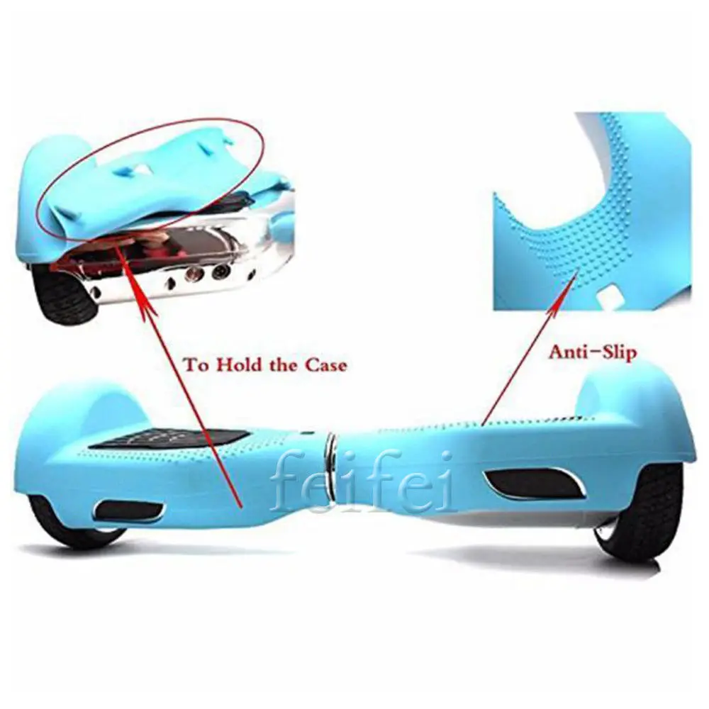 Новые резиновые силиконовый чехол Защитная крышка для 6," балансировки электрический скутер Ховерборд