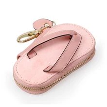 1 шт. милые кошельки для ключей из искусственной кожи, мини-брелок на цепочке, сумка для ключей, очаровательные женские детские кроссовки, подарки, 5 цветов