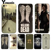 

Yinuoda For iphone 7 6 X Case Walking Dead First-rate Phone Accessories Case for iPhone X 8 7 6 6S Plus X 5 5S SE 5C Case