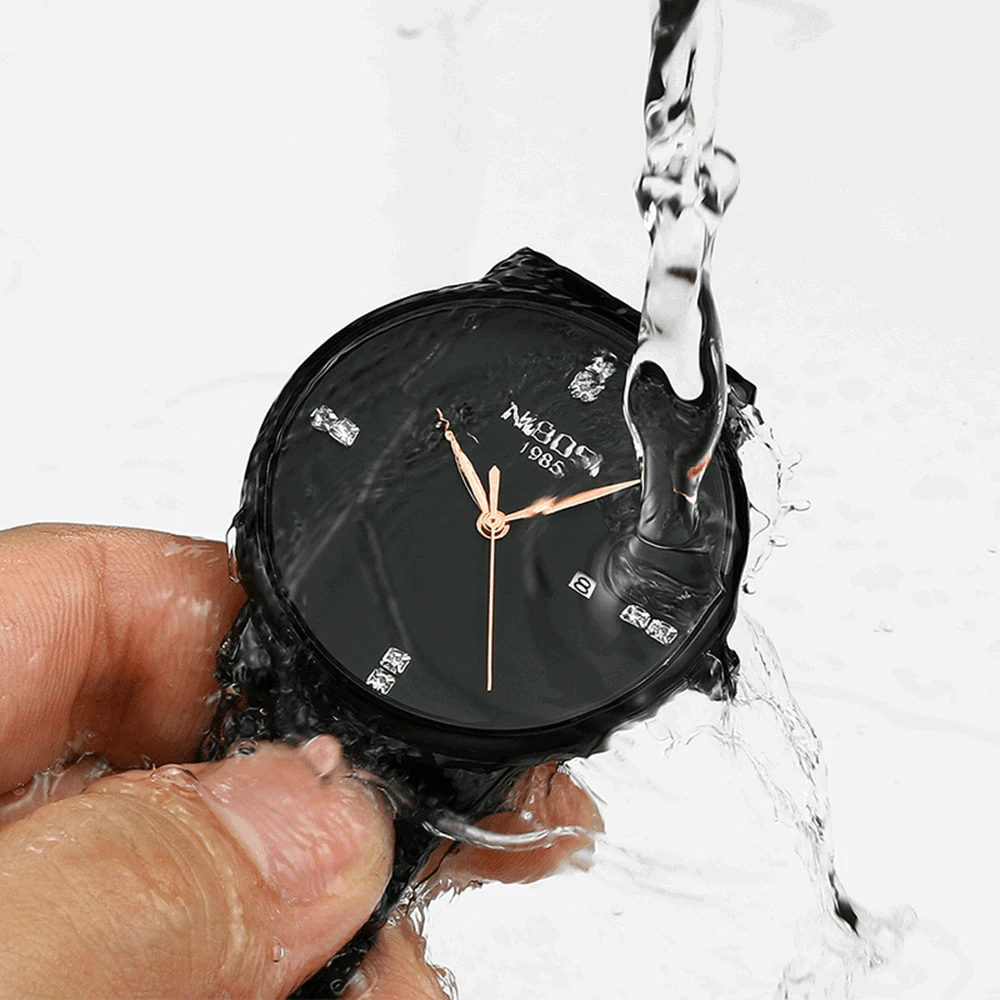 Tanie Relogio NIBOSI mężczyźni zegarki wodoodporna data zegarek na rękę mężczyzna siateczkowy pasek na co dzień złoty zegarek kwarcowy zegar mężczyźni Relogio Masculino