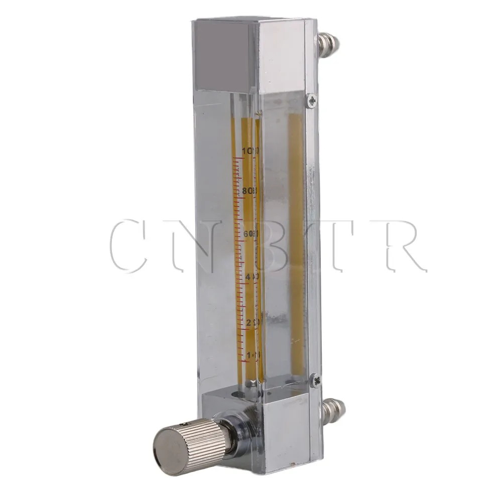 

CNBTR Plastic Clear LZB-3 10-100ml/min Flow Meter for Liquid Water Gasoline with Control Valve and 0.3in Hose