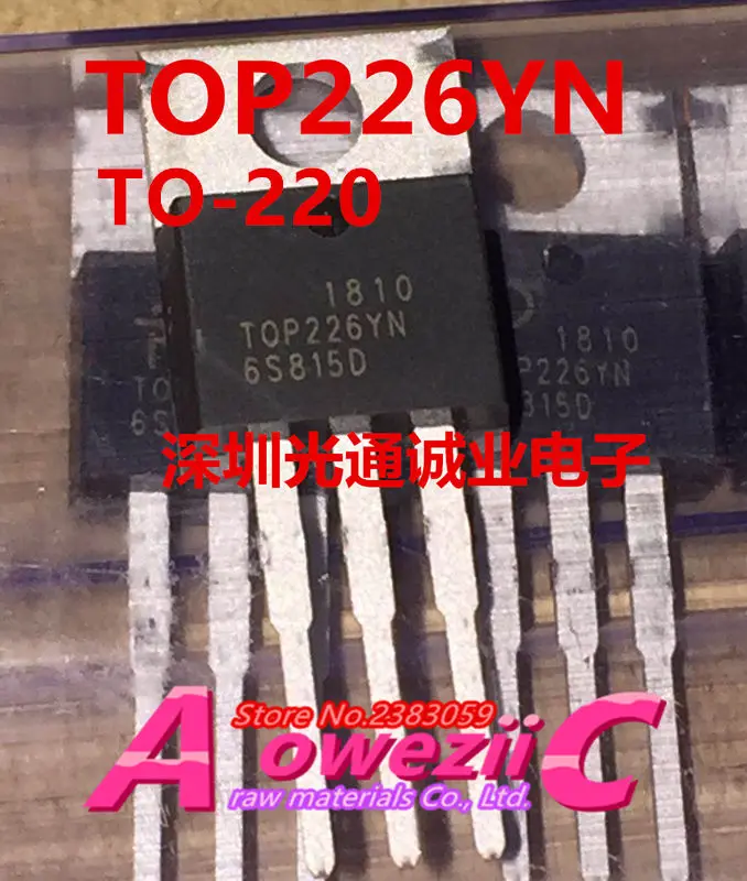 Aoweziic 2018 + 100% новая импортная оригинальная TOP225YN TOP226YN TOP227YN К-220 Мощность переключатель IC TOP225 TOP226 TOP227