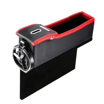 

Car Seat Crevice Storage Box Cup Drink Holder Organizer Auto Gap Pocket Tidying For driver seat and co-driver seat