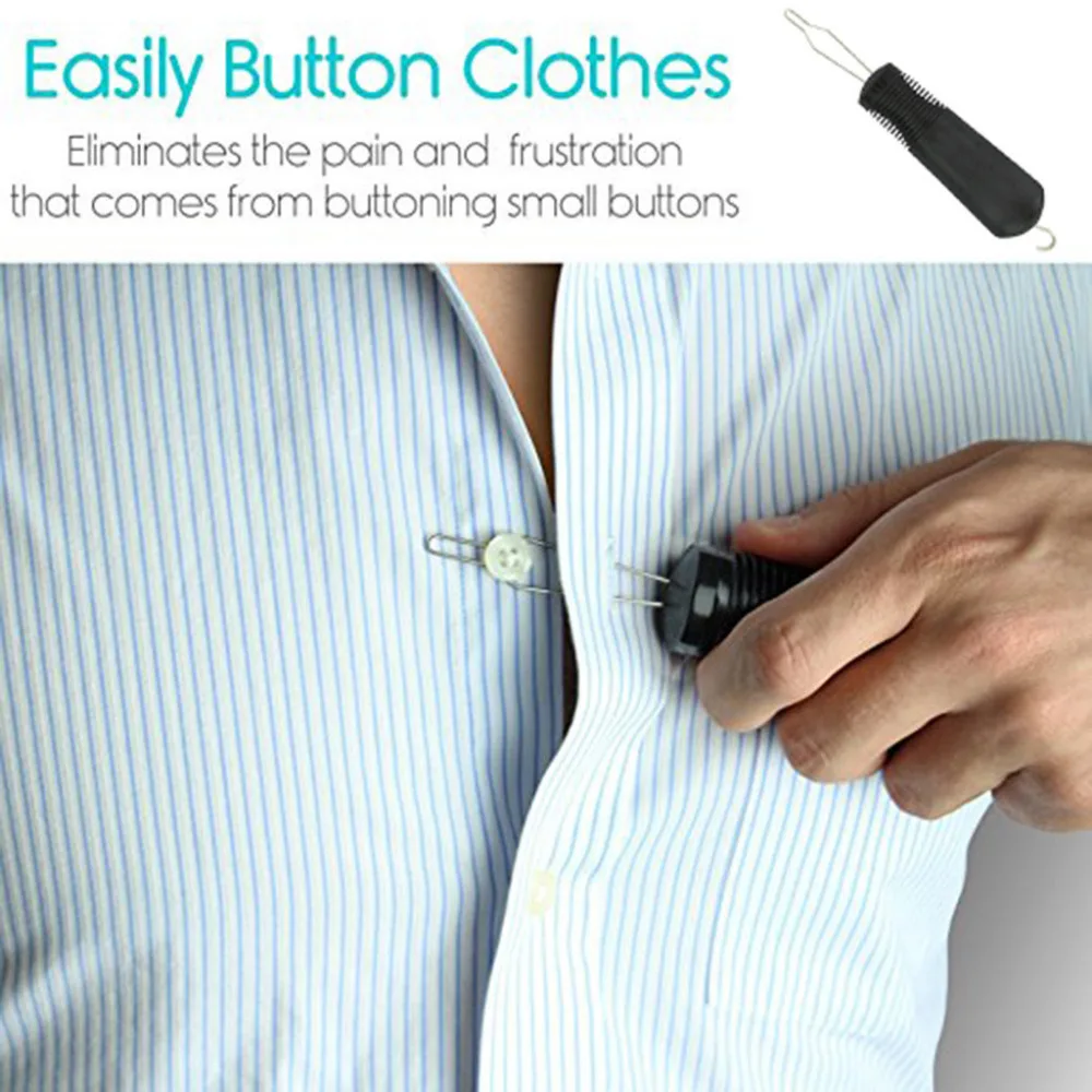 

Vive Button Hook Zipper Pull Helper Dressing Aid Assist Device Tool For Arthriti