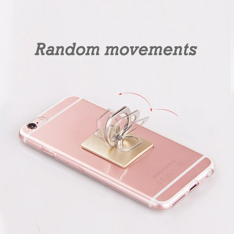 Overfly New Finger Ring Holder Mobile Phone Stand Holder For Samsung S8 Car Mount Stand For iPhone MP3 Mobile Phone Accessories