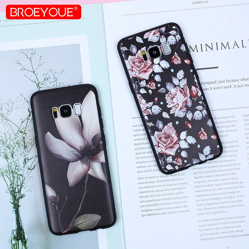 BROEYOUE чехол для Samsung Galaxy A3 A5 A7 A8 J3 J5 J7 2016 2017 2018 S8 S9 Plus мягкие чехлы из ТПУ iPhone 5 SE X 6 6S 8 7 |