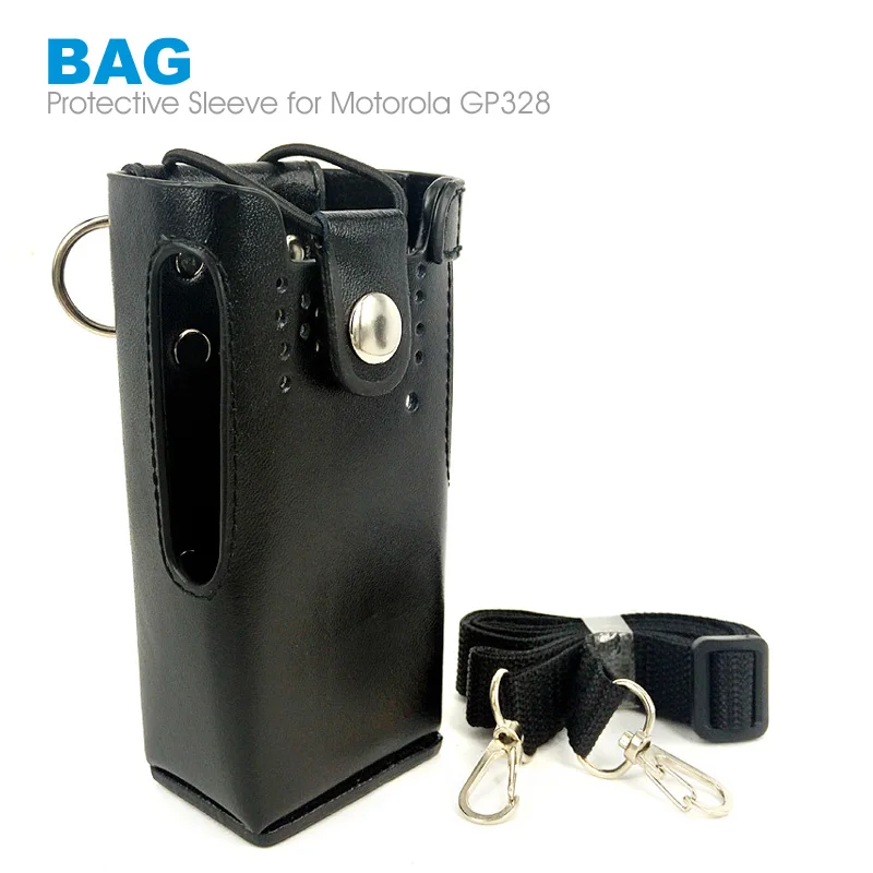 Кожаный защитный рукав сумка жесткий чехол для Motorola GP328 GP340 GP380 GP3188 EP450 Walkie Talkie двухстороннее радио