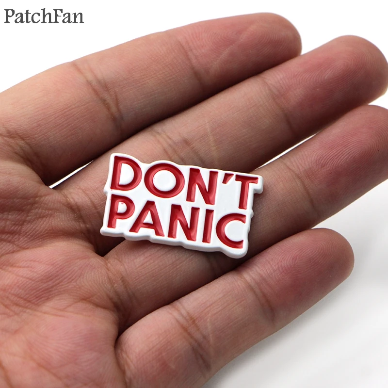 A0669 Patchfan в HITCHHIKER'S руководство по Галактике цинка шпильки para рубашка пальто