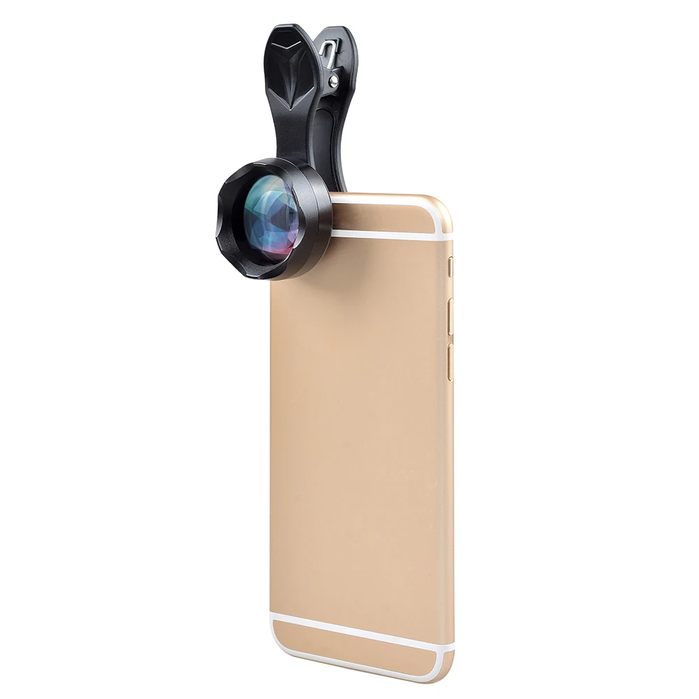 Lente para Celular de Fotografia Profissional para Iphone Lente Super Macro Apexel 6 7 8 Samsung Atacado Universal x 9 7, 8, samsung, atacado universal