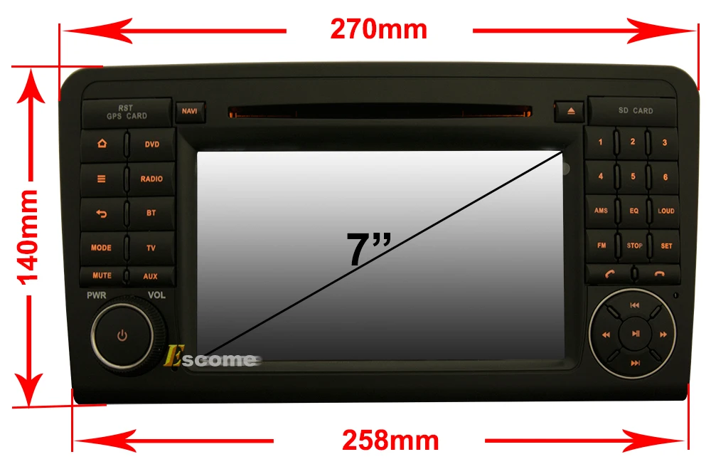 Top Octa Core 8 Core Android 6.0 Car DVD Player For Benz ML CLASS W164(2005-2012) ML300 ML320 ML350 ML450 ML500 ML63 With Radio GPS 0 Top Octa Core 8 Core Android 6.0 Car DVD Player For Benz ML CLASS W164(2005-2012) ML300 ML320 ML350 ML450 ML500 ML63 With Radio GPS 0
