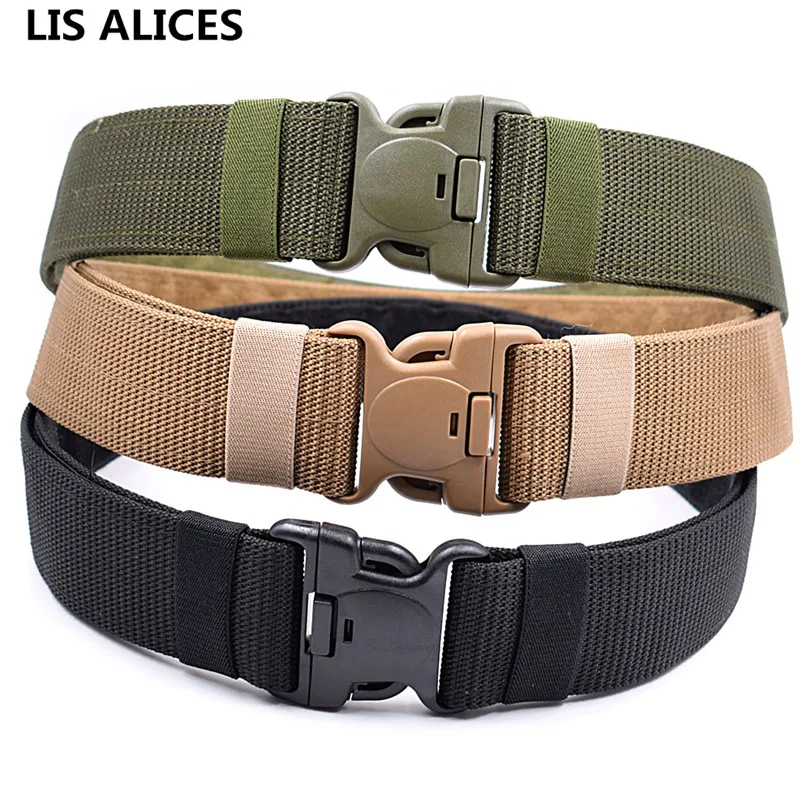LIS ALICES Men Army Tactical Nylon Belts Special Forces SWAT Military
