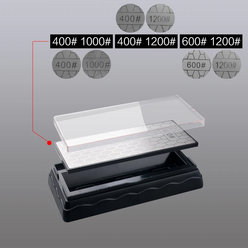 RSCHEF 400 600 1000 1200 точилка для ножей с алмазным покрытием для ножей, точильный камень кухня инструменты для ножа whestone двойными бортами с source error