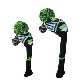 

Green Grey White Argyles with One White Stripe Style for Driver Wood (460cc)/FairwayGolf Club Headcovers