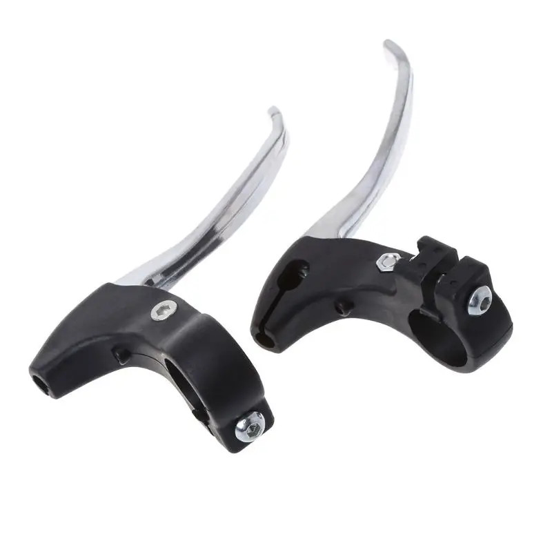 1 Pair Bicycle Brake Handle Lever Aluminum Folding Bike Parts Cycling Safety