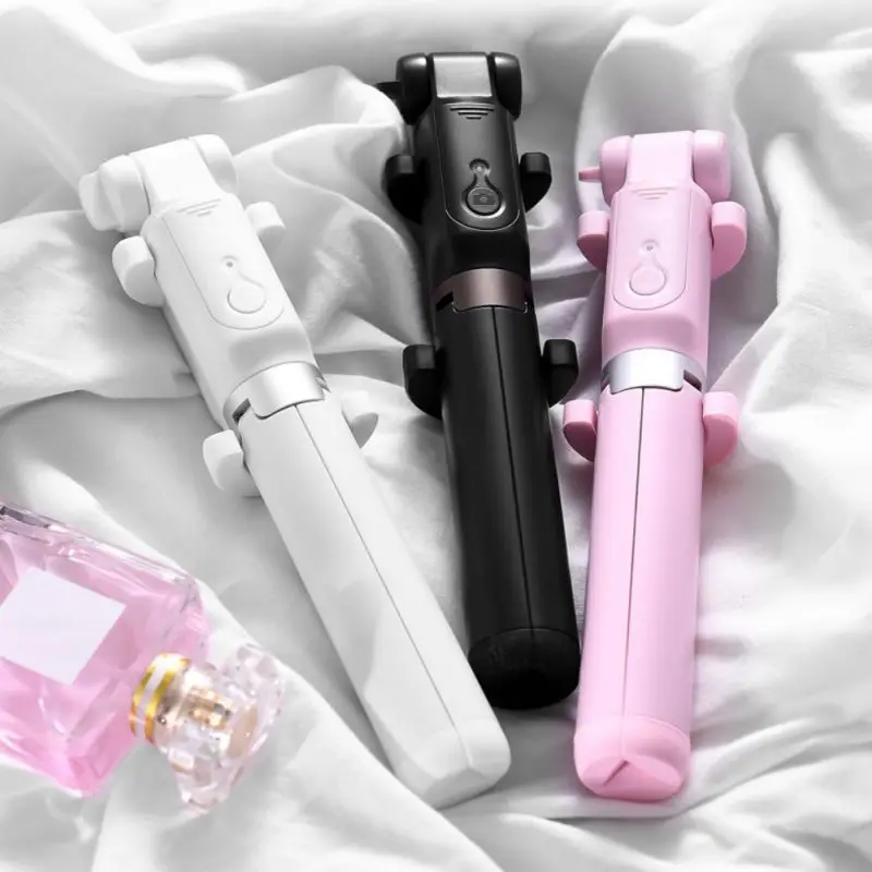 

3 in 1 Universal Wireless Bluetooth Selfie Stick Foldable Mini Tripod Extendable Monopod For iPhone XS X Samsung huawei
