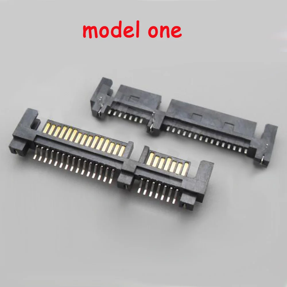 10 шт. SATA 7 + 15P штекер Sata интерфейс жесткого диска под плату|Компьютерные кабели и