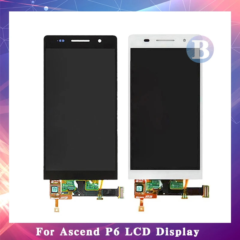 

4.7'' For Huawei Ascend P6 LCD Display Screen With Touch Screen Digitizer Assembly High Quality