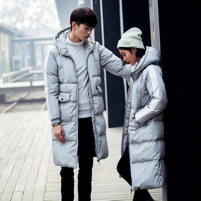 

2019 Coat Fashion Winter Men Couples Outwear Jackets and Coats Korean Casual Down Jacket Hooded Male Tops Plus Size 5XL ZT276