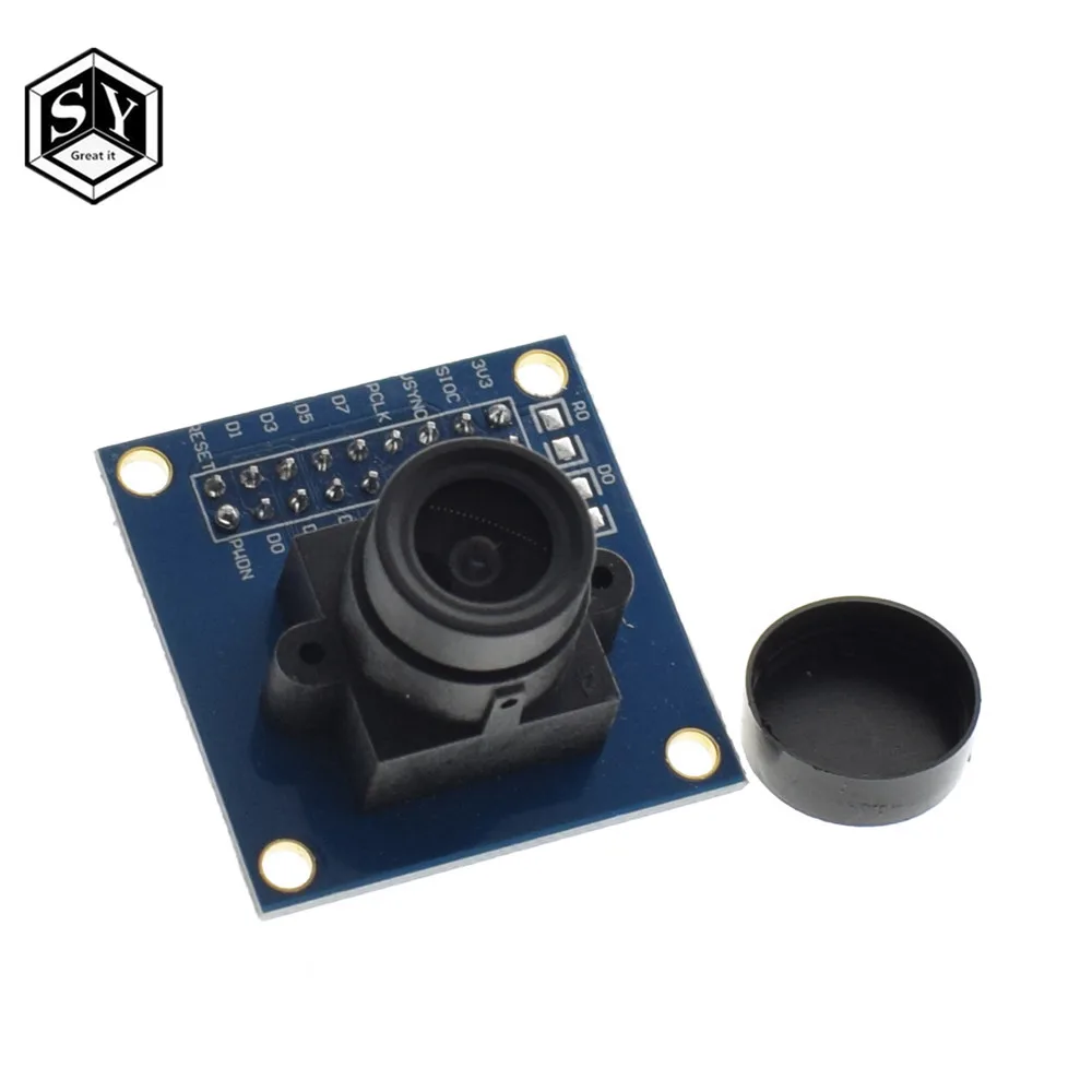 

1PCS Great IT OV7670 camera module Supports VGA CIF auto exposure control display active size 640X480 for Arduino