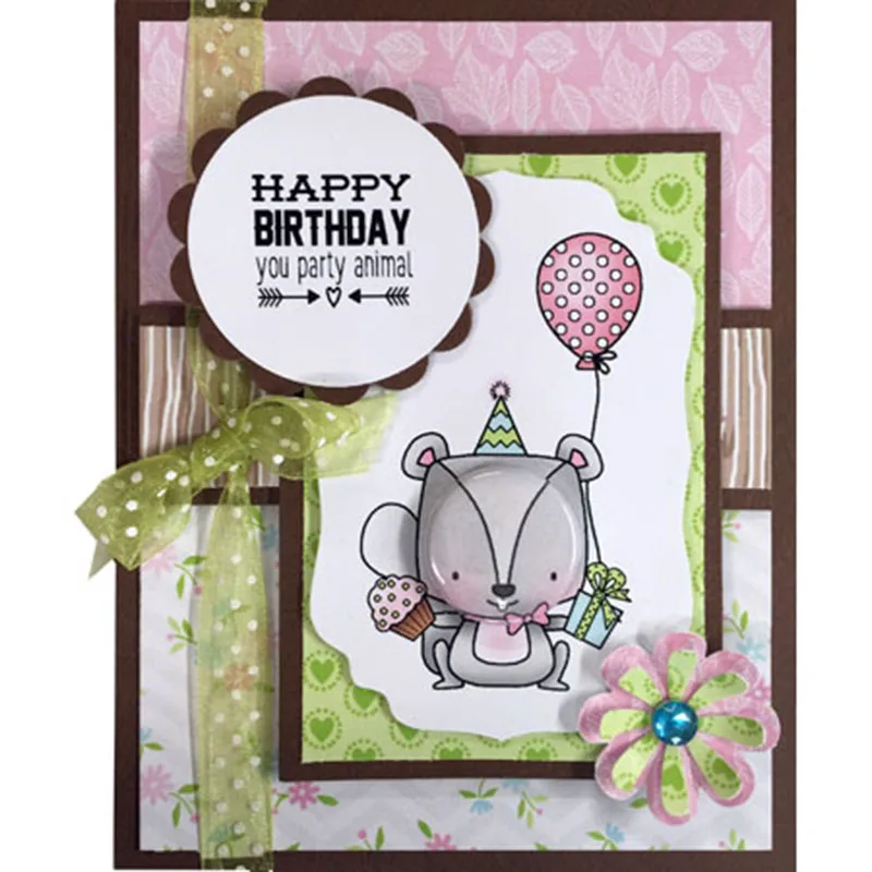 

ZhuoAng Balloons and foxes / beautiful style design / transparent seal / silicone seal DIY scrapbook album / card