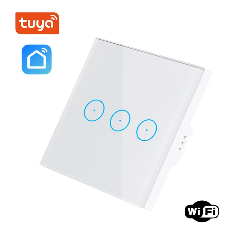  Eruiklink EU/UK Remote Switch Wifi Control Wireless Remote Light switchTouch Wall Switch Work With  - 33030459160