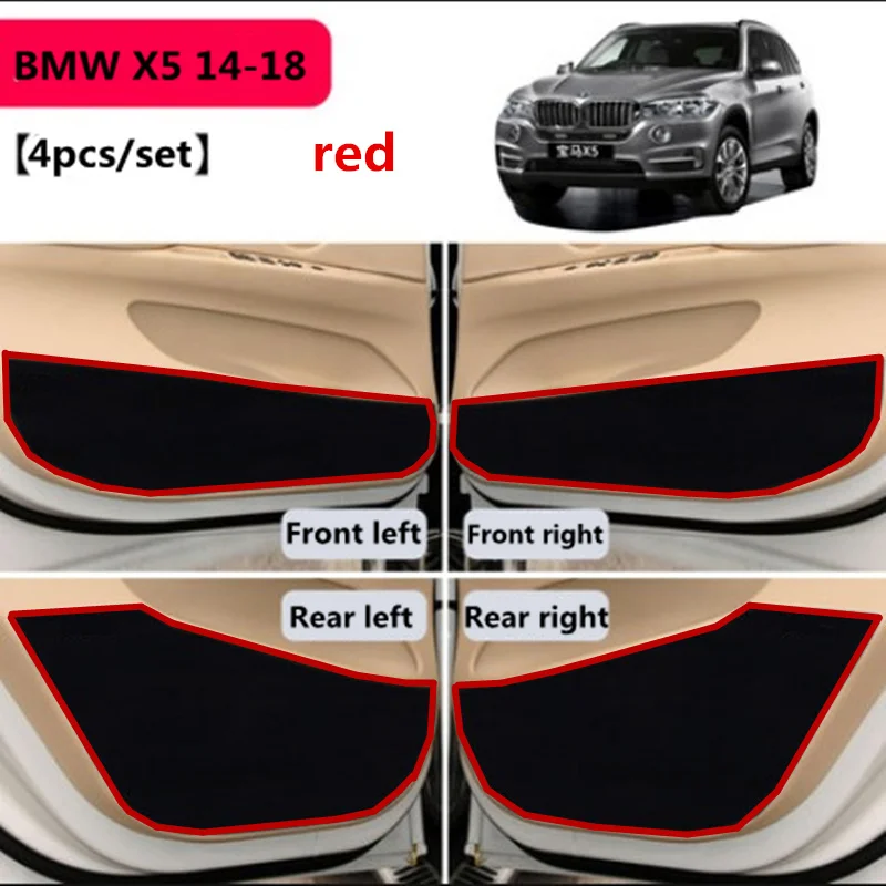 TAIJS двери автомобиля анти kick коврик для BMW X5 2014 2018 4 шт./компл. Повседневное дизайн